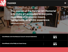 Tablet Screenshot of fleisher.org